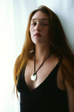 Load image into Gallery viewer, Monserrat Guardiola Oval Disc Necklace
