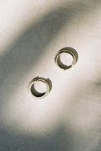 Load image into Gallery viewer, 14k Gold Huggie Hoops with Diamond
