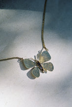 Load image into Gallery viewer, 14k and Tanzanite Butterfly Pendant
