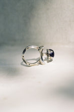 Load image into Gallery viewer, Raised Amethyst Axe Point Ring

