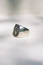 Load image into Gallery viewer, Carved Medusa Signet Ring
