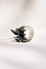 Load image into Gallery viewer, Brutalist Artisan Folded Ribbon Ring
