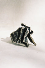 Load image into Gallery viewer, Brutalist Artisan Folded Ribbon Ring
