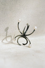Load image into Gallery viewer, Mid-Century Pearl Abstract Pendant
