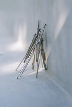 Load image into Gallery viewer, Riveted Multi-Panel Earrings
