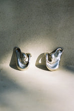 Load image into Gallery viewer, Molten Silver Clip-Ons
