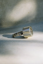 Load image into Gallery viewer, Raised Cylinder Ring with Abalone Inlay
