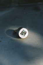 Load image into Gallery viewer, Raised Cylinder Ring with Abalone Inlay
