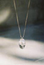 Load image into Gallery viewer, Rock Crystal Pendant on Box Chain
