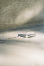 Load image into Gallery viewer, Rock Crystal Pendant on Box Chain
