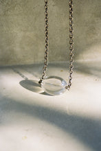 Load image into Gallery viewer, Rock Crystal Chain Necklace with Toggle Clasp
