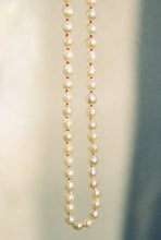 Load image into Gallery viewer, Pearl Hook Necklace in Silver

