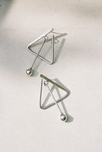 Load image into Gallery viewer, Postmodern Triangle Studs with Pendulum

