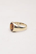 Load image into Gallery viewer, Honey Citrine Gold Signet Ring
