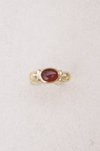 Load image into Gallery viewer, Carved Gold Ring with Carnelian Cabochon
