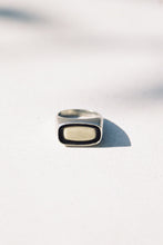 Load image into Gallery viewer, Mid-Century Shadowbox Bone Signet Ring
