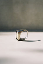 Load image into Gallery viewer, Mid-Century Shadowbox Bone Signet Ring
