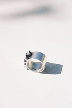 Load image into Gallery viewer, 1965 English Modernist Tube Surfaced Ring
