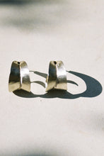 Load image into Gallery viewer, Artisan Curling Leaf Hoops
