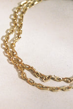 Load image into Gallery viewer, Textured Gold Cable Link Chain
