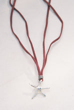 Load image into Gallery viewer, Postmodern Starfish on Leather Cord
