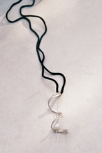 Load image into Gallery viewer, Long Spiral Pearl Pendulum Necklace
