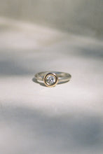 Load image into Gallery viewer, Polish Artisan Silver and Gold Quartz Ring
