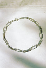 Load image into Gallery viewer, Artisan Mixed Fine Metals Panel Link Chain
