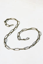 Load image into Gallery viewer, Oxidized Staple Chain with Hook Clasp
