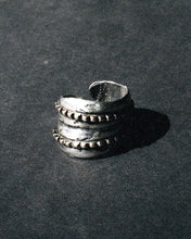 Load image into Gallery viewer, Silver and Gold Ridge Wraparound Ring
