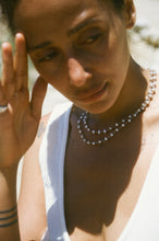 Load image into Gallery viewer, Long Sterling Silver Pearl Strand

