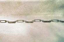 Load image into Gallery viewer, Artisan Mixed Fine Metals Panel Link Chain
