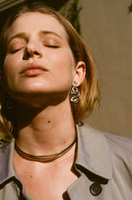 Load image into Gallery viewer, Mid-Century Molten Squiggle Earrings
