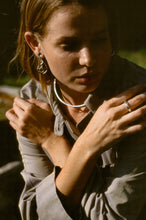 Load image into Gallery viewer, Mid-Century Molten Squiggle Earrings
