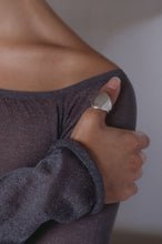 Load image into Gallery viewer, Silver Signet Ring
