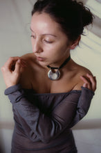 Load image into Gallery viewer, Finnish Modern Waxing Lunar Pendant
