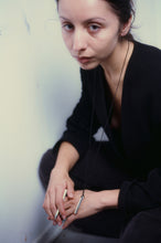 Load image into Gallery viewer, Pen Pendant on Black Silk Cord
