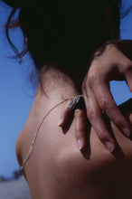 Load image into Gallery viewer, Wood and Silver Ring with Crystal
