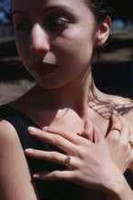 Load image into Gallery viewer, English Gold and Tourmaline Ring
