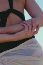 Load image into Gallery viewer, English Gold and Tourmaline Ring
