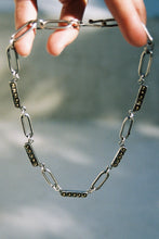 Load image into Gallery viewer, Artisan Mixed Fine Metals Panel Link Chain
