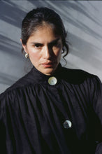 Load image into Gallery viewer, Chunky Hoops with Bone Inlay
