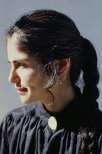 Load image into Gallery viewer, Pearl Spiral Hook Drop Earrings
