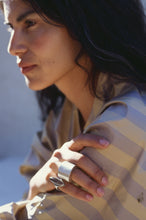 Load image into Gallery viewer, Finnish Artisan Smoky Quartz Navette Ring
