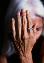 Load image into Gallery viewer, Mid Century Fire Opal and Coral Inlay Ring
