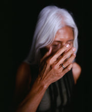 Load image into Gallery viewer, Mid Century Multi Stone Inlay Ring
