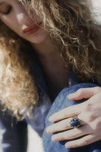 Load image into Gallery viewer, Sodalite Oceanic Swirl Ring
