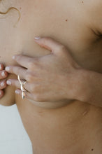Load image into Gallery viewer, Futurist Sculptural Anvil Ring
