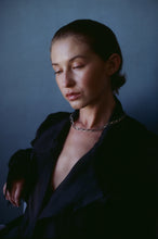 Load image into Gallery viewer, Elongated Curb Chain Necklace with Modernist Toggle
