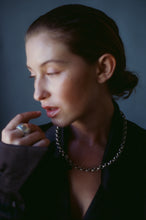 Load image into Gallery viewer, Rolo Chain Necklace with Modernist Toggle Clasp
